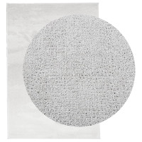 Produktbild för Matta OVIEDO kort lugg grå 160x230 cm