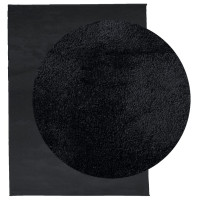 Produktbild för Matta OVIEDO kort lugg svart 240x340 cm