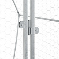 Produktbild för Kaninbur silver 100x105x120 cm galvaniserat stål