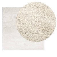 Produktbild för Matta OVIEDO kort lugg beige 200x200 cm