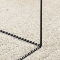 Produktbild för Matta OVIEDO kort lugg beige 200x200 cm