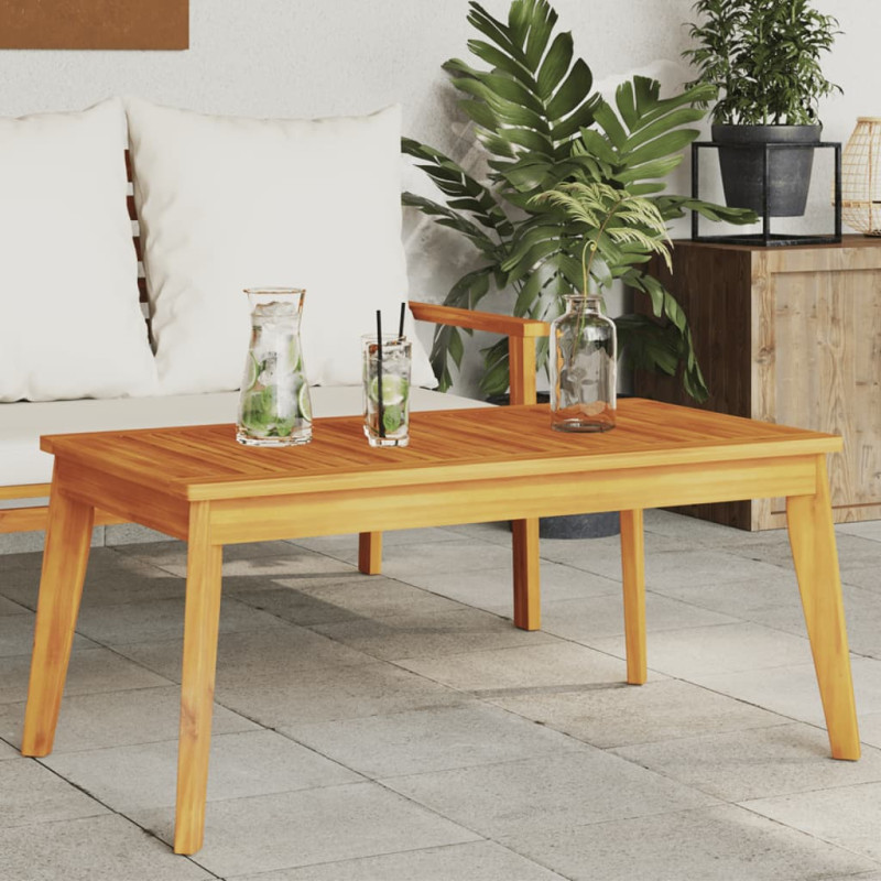 Produktbild för Matbord för trädgården 100x55x45 cm massivt akaciaträ