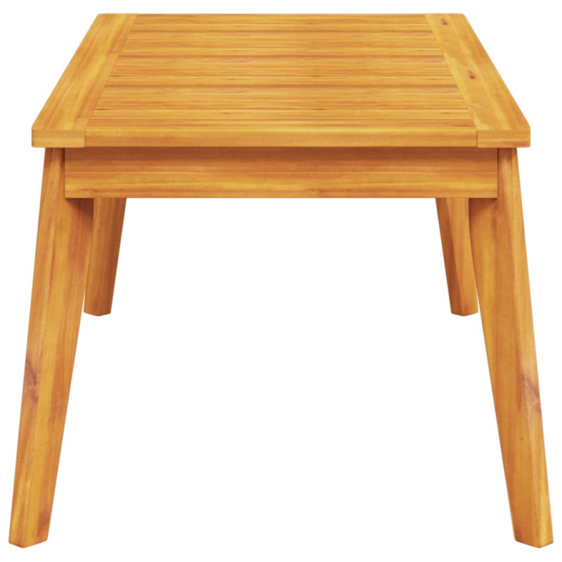 Produktbild för Matbord för trädgården 100x55x45 cm massivt akaciaträ