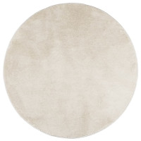 Produktbild för Matta OVIEDO kort lugg beige Ø 80 cm