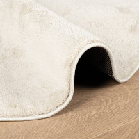 Produktbild för Matta OVIEDO kort lugg beige Ø 80 cm