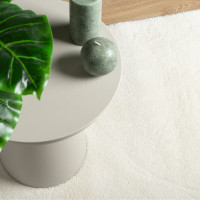 Produktbild för Matta OVIEDO kort lugg gräddvit 200x280 cm