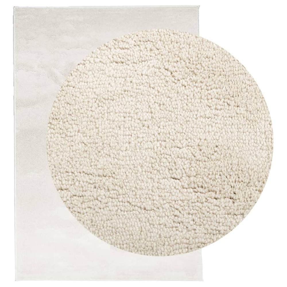 Produktbild för Matta OVIEDO kort lugg beige 200x280 cm