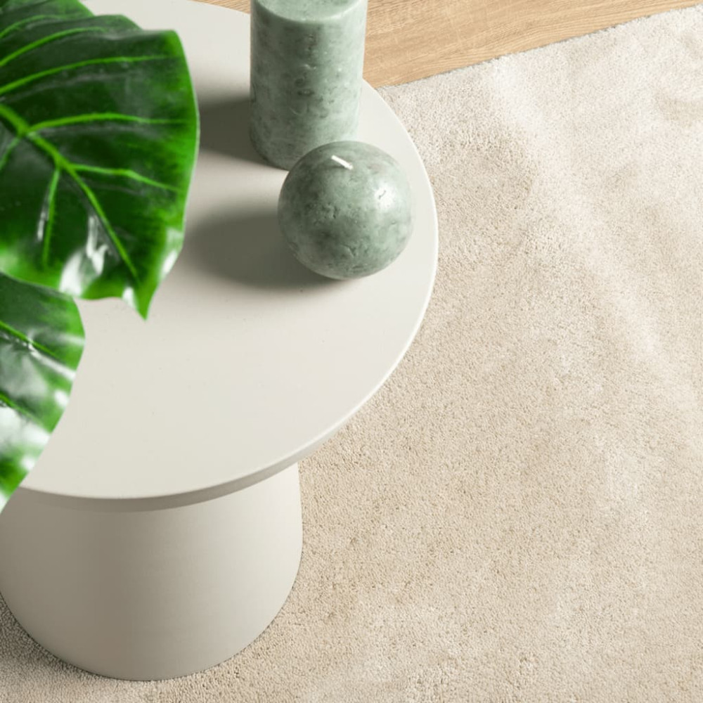 Produktbild för Matta OVIEDO kort lugg beige 200x280 cm