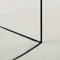 Miniatyr av produktbild för Matta OVIEDO kort lugg gräddvit Ø 280 cm