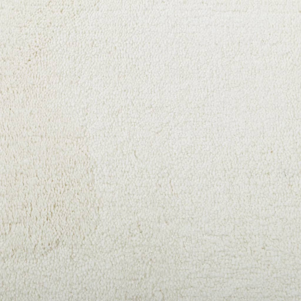 Produktbild för Matta OVIEDO kort lugg gräddvit Ø 200 cm