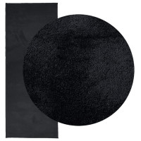 Miniatyr av produktbild för Matta OVIEDO kort lugg svart 80x200 cm