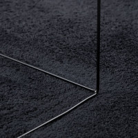 Miniatyr av produktbild för Matta OVIEDO kort lugg svart 80x200 cm