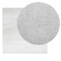 Miniatyr av produktbild för Matta OVIEDO kort lugg grå 200x200 cm