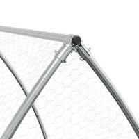 Produktbild för Kaninbur silver 300x105x120 cm galvaniserat stål