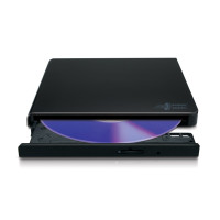 Miniatyr av produktbild för Hitachi-LG Slim Portable DVD-Writer optiska enheter DVD±RW Svart