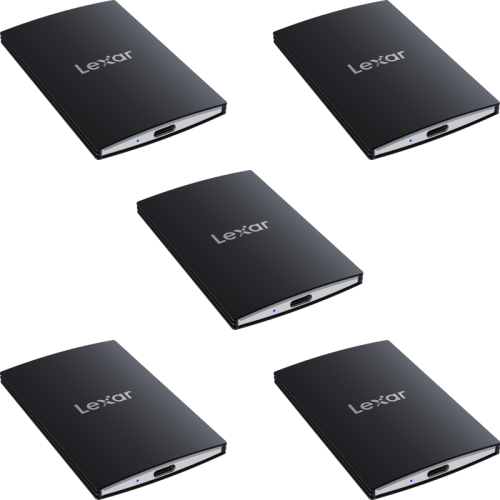 LEXAR Lexar SSD SL500 / USB3.2 Gen2x2 up to R2000/W1800 // 5-pack w./ 4X 1TB + 1X 2TB