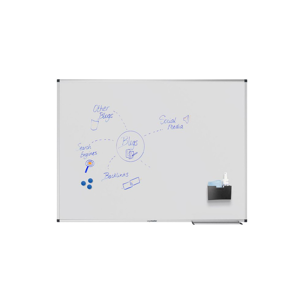 Produktbild för Whiteboard UNITE PLUS 120x90cm