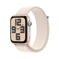 Produktbild för Apple Watch SE OLED 44 mm Digital 368 x 448 pixlar Pekskärm Beige Wi-Fi GPS