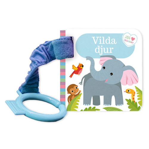 Tukan Förlag Vilda djur (att hänga på barnvagnen) (bok, board book)