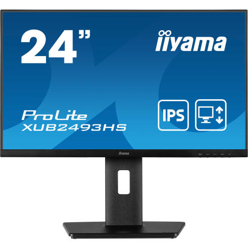 Iiyama iiyama ProLite XUB2493HS-B5 LED display 60,5 cm (23.8") 1920 x 1080 pixlar Full HD Svart