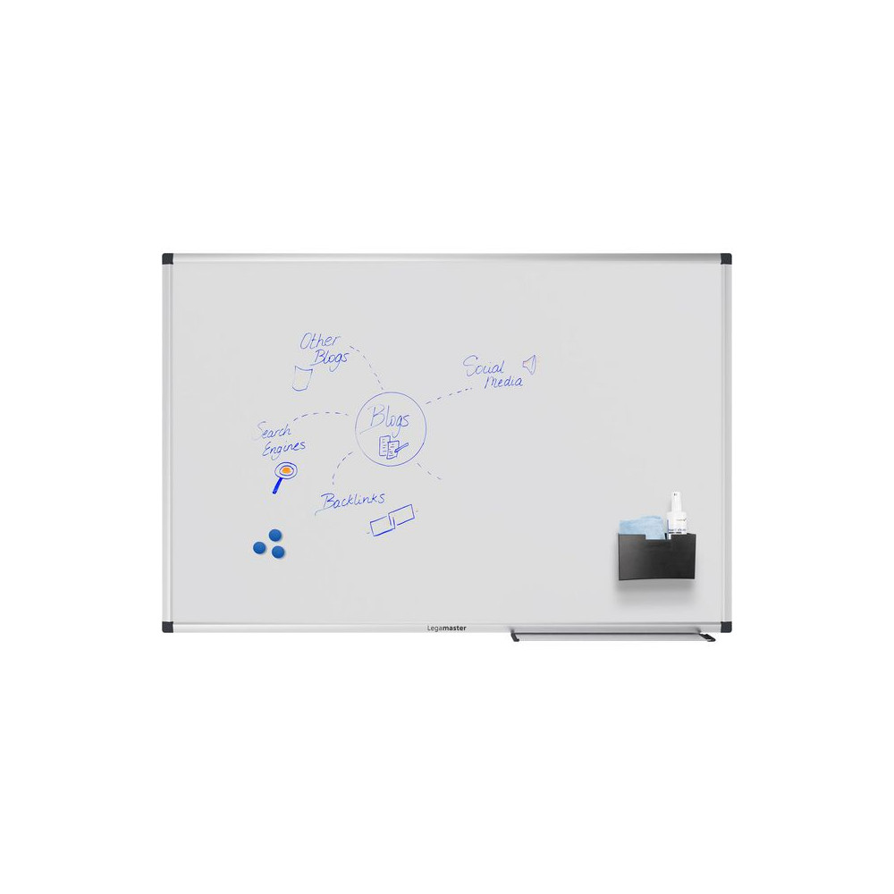 Produktbild för Whiteboard UNITE PLUS 90x60cm