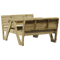 Produktbild för Picknickbord för barn 88x122x58 cm massiv impregnerad furu