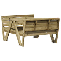 Produktbild för Picknickbord för barn 88x122x58 cm massiv impregnerad furu