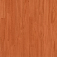 Produktbild för Trädgårdspall vaxbrun 62x63,5x32 cm massiv furu