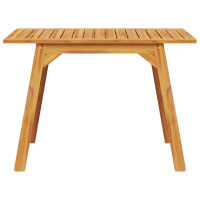 Produktbild för Matbord för trädgården 110x56x75 cm massivt akaciaträ