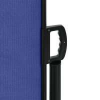 Miniatyr av produktbild för Infällbar sidomarkis blå 220x1000 cm