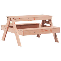 Produktbild för Picknickbord för barn 88x97x52 cm massivt douglasträ