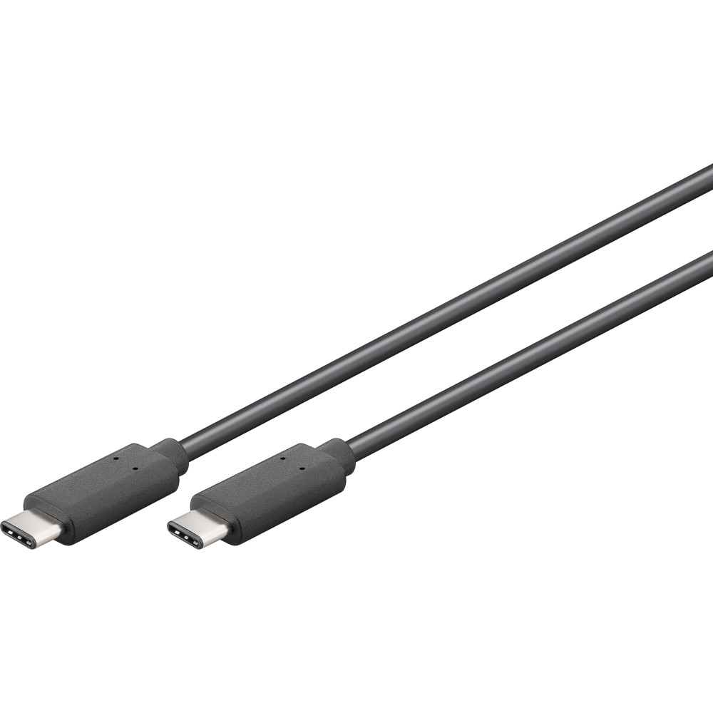 Produktbild för Goobay USB 3.1 Gen 1 0.5 m USB-kablar 0,5 m USB 3.2 Gen 1 (3.1 Gen 1) USB C Svart