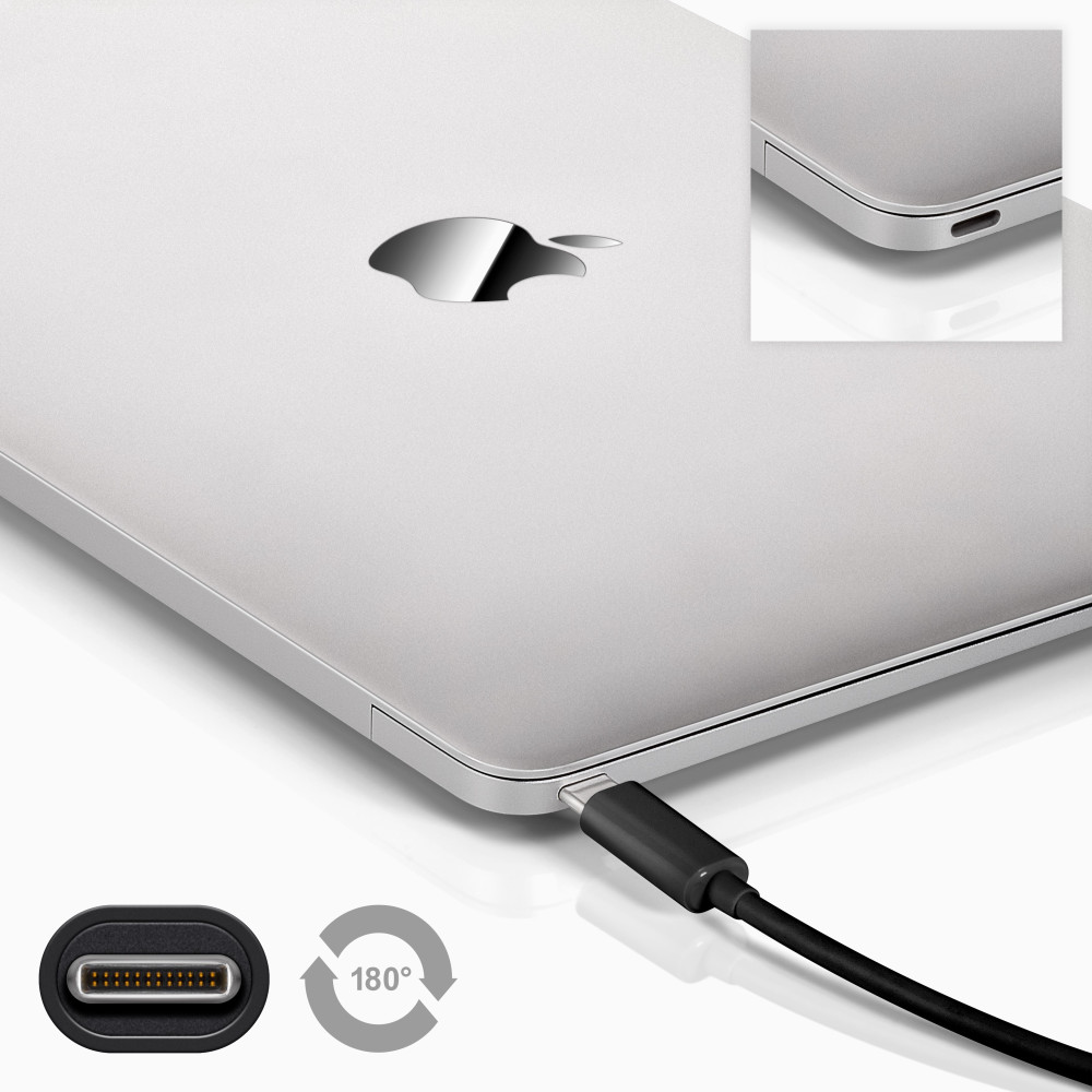 Produktbild för Goobay USB 3.1 Gen 1 0.5 m USB-kablar 0,5 m USB 3.2 Gen 1 (3.1 Gen 1) USB C Svart