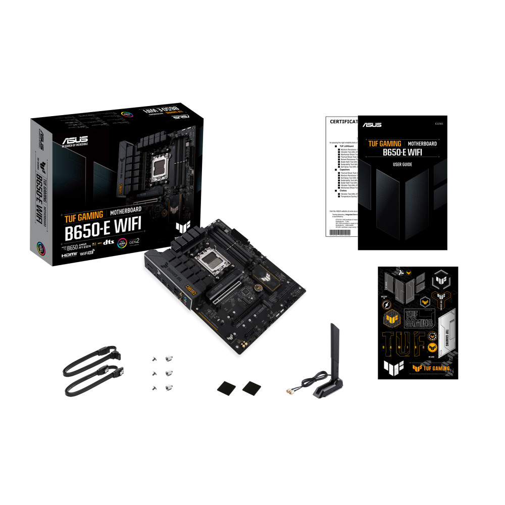 Produktbild för ASUS TUF GAMING B650-E WIFI AMD B650 AM5-sockel ATX