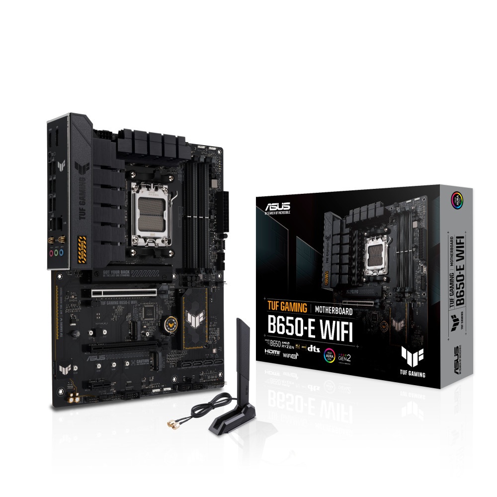 Produktbild för ASUS TUF GAMING B650-E WIFI AMD B650 AM5-sockel ATX