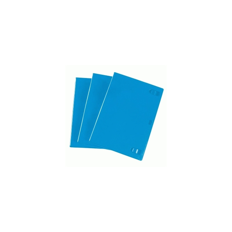 Produktbild för Hama Blu-ray Disc Double Jewel Case, 3 pcs./pack, blue 2 diskar Blå