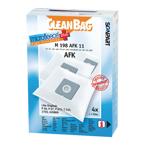 CLEANBAG Microfleece+ Dustbag AFK/Bestron/etc. 4+1