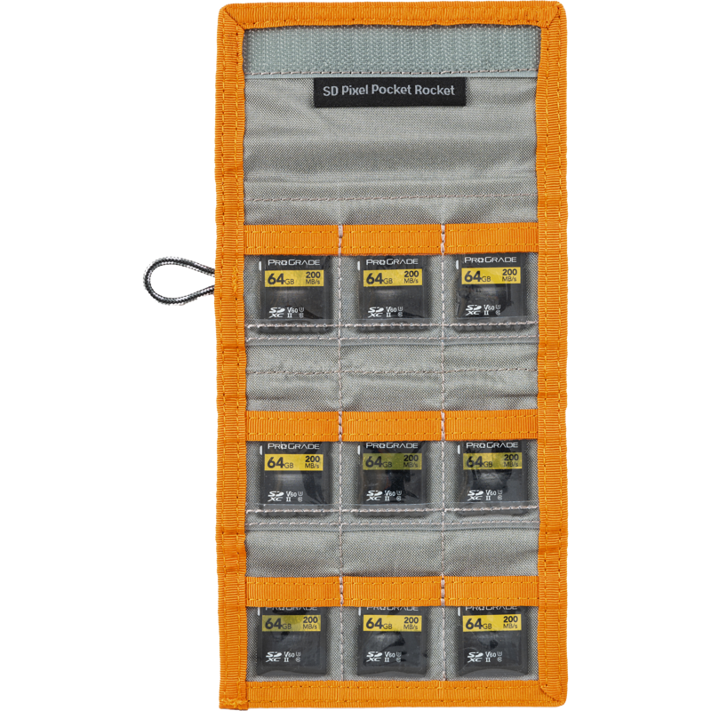 Produktbild för Think Tank Pixel Pocket Rocket (Holds 9 SD/CFexpress) Fireside Orange
