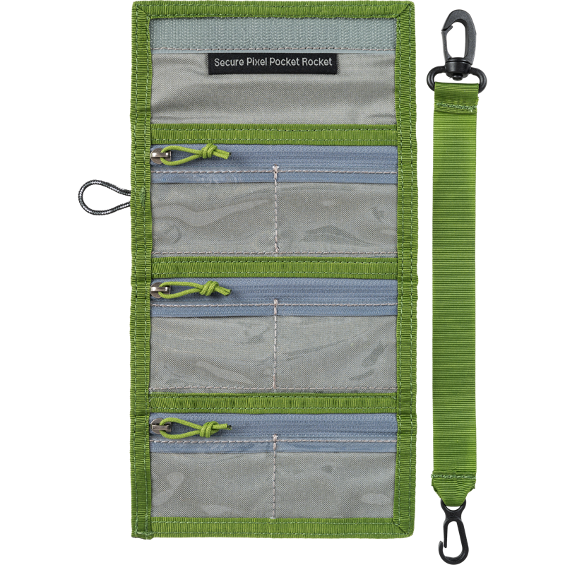 Produktbild för Think Tank Secure Pocket Rocket (Wallet with Strap: holds 9 SD/CFexpress/Micro) Highland Green