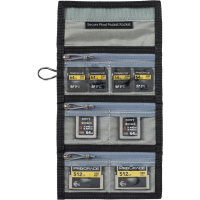 Miniatyr av produktbild för Think Tank Secure Pocket Rocket (Wallet with Strap: holds 9 SD/CFexpress/Micro) Slate Black