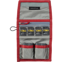 Miniatyr av produktbild för Think Tank Cards & Power Wallet (holds 2 CF/CFexpre or 4 SD/micro SD & 2 Batteries) Chili Pepper Red