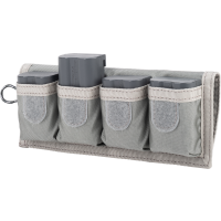 Miniatyr av produktbild för Think Tank Battery Holder 4 (Wallet 4 standard DSLR or Mirrorless Batteries) Grey