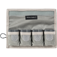 Miniatyr av produktbild för Think Tank Battery Holder 4 (Wallet 4 standard DSLR or Mirrorless Batteries) Grey