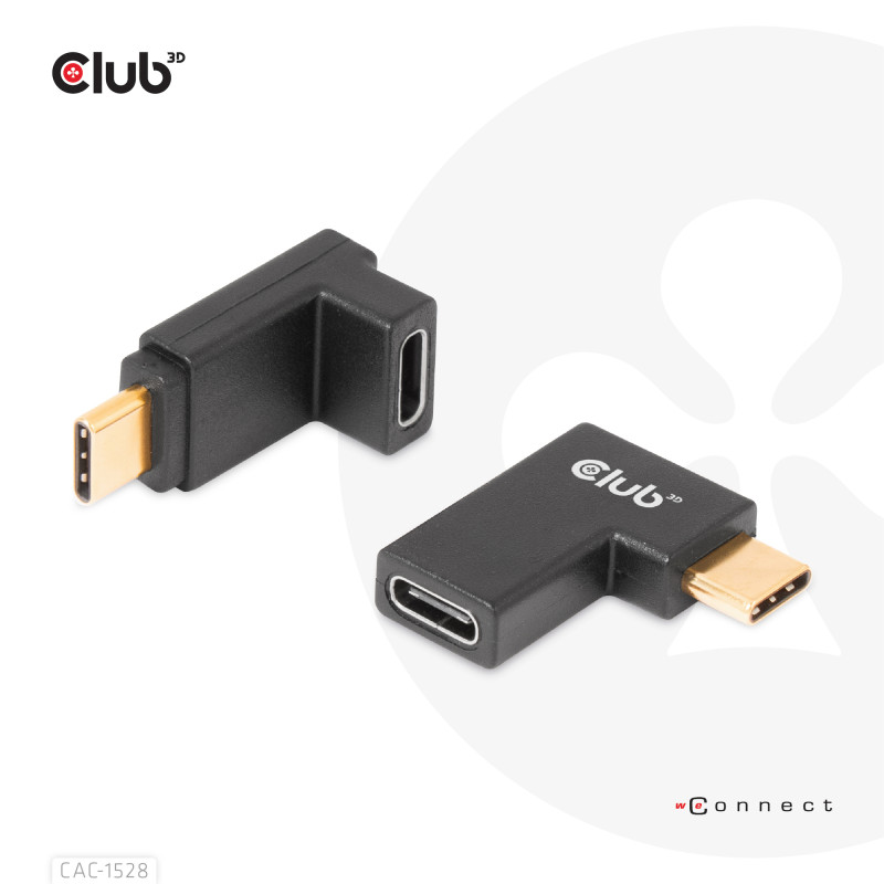 Produktbild för CLUB3D CAC-1528 kabelomvandlare (hane/hona) USB C