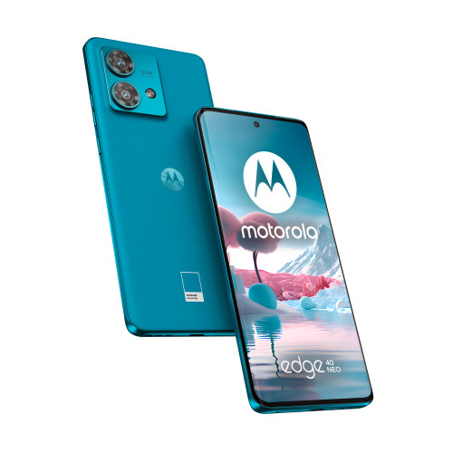 Motorola Mobility Motorola Edge 40 Neo 16,6 cm (6.55") Dubbla SIM-kort Android 13 5G USB Type-C 12 GB 256 GB 5000 mAh Blå