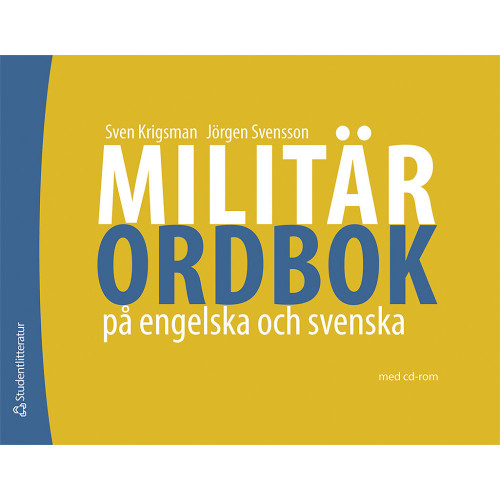 Jörgen Svensson Militärordbok på engelska och svenska (häftad)