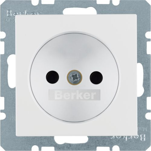 Berker Berker 6167331909 eluttag Vit