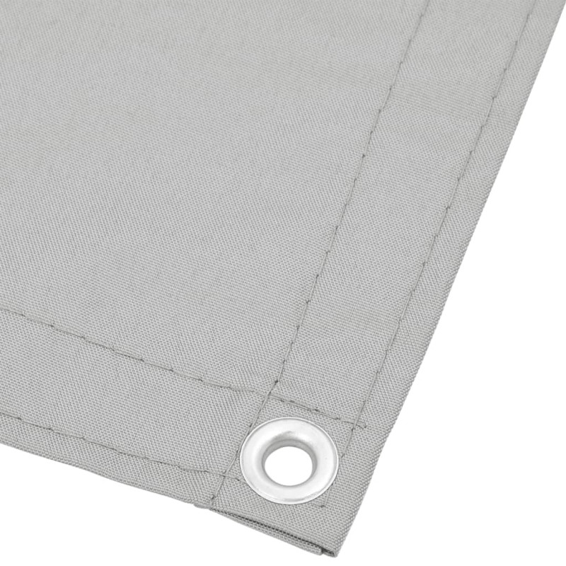 Produktbild för Balkongskärm ljusgrå 120x400 cm 100% polyester oxford