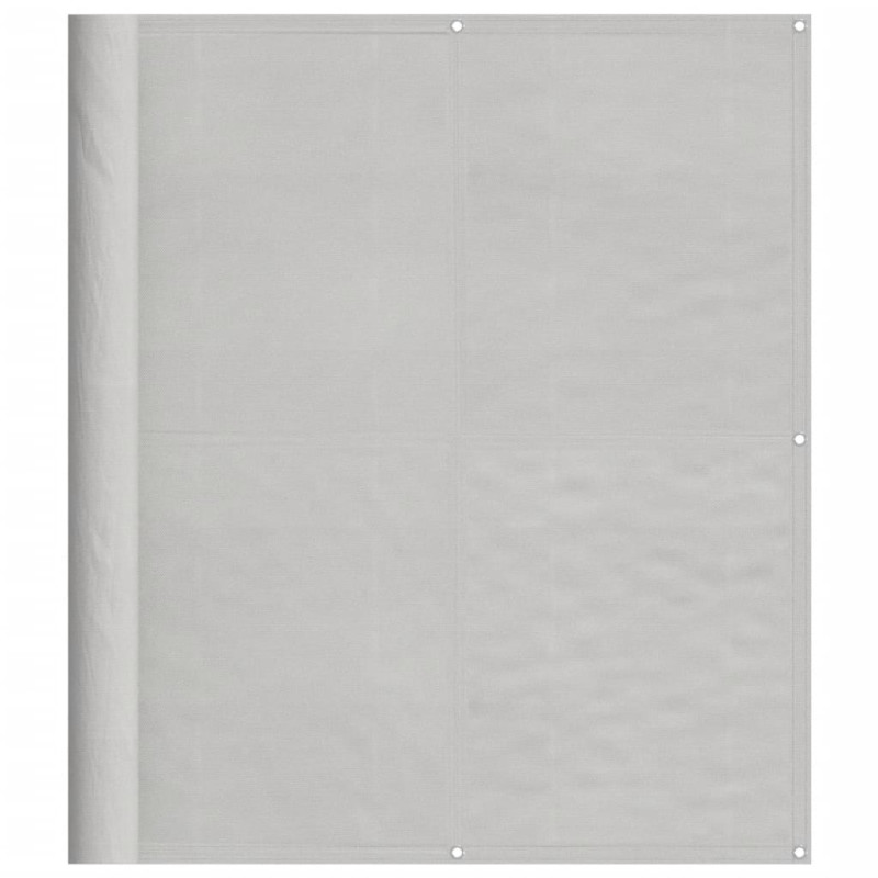 Produktbild för Balkongskärm ljusgrå 120x800 cm 100% polyester oxford