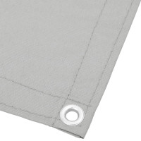 Produktbild för Balkongskärm ljusgrå 120x500 cm 100% polyester oxford